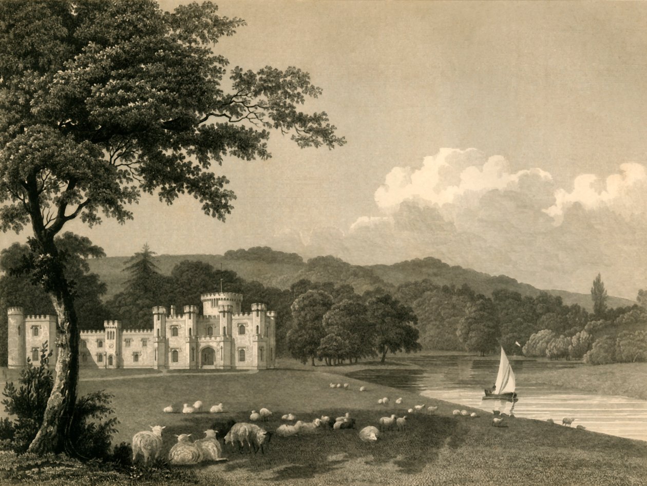 केनप कैसल, 1835। द्वारा चार्ल्स जे स्मिथ