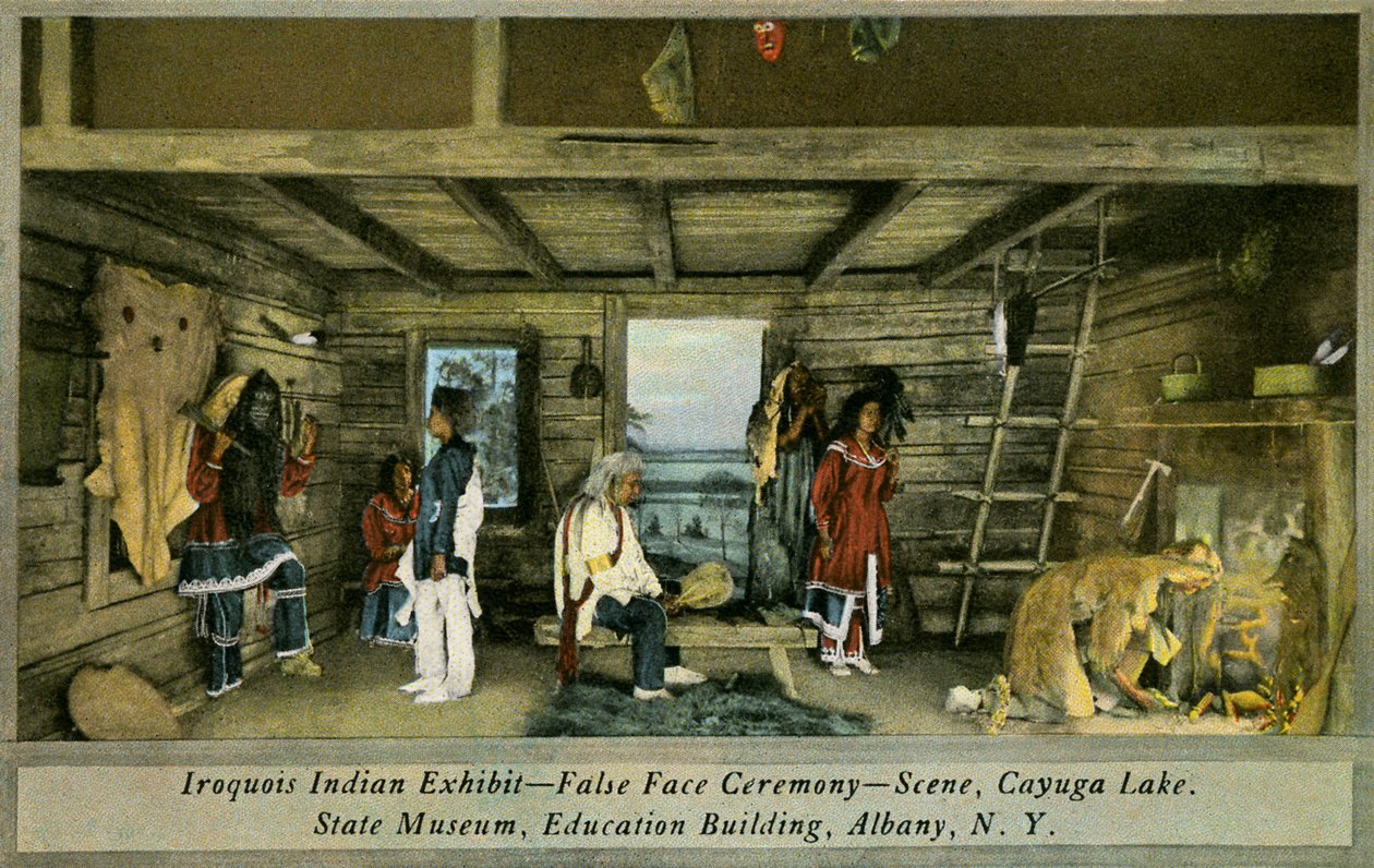 Iroquois भारतीय प्रदर्शनी, राज्य संग्रहालय, अल्बानी द्वारा चार्ल्स मैरियन रसेल