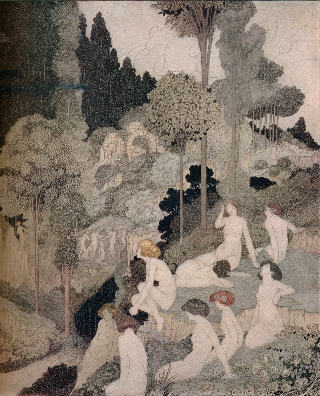 एक शरद ऋतु अंतर्ग्रहण, c1910 द्वारा चार्ल्स रॉबिन्सन