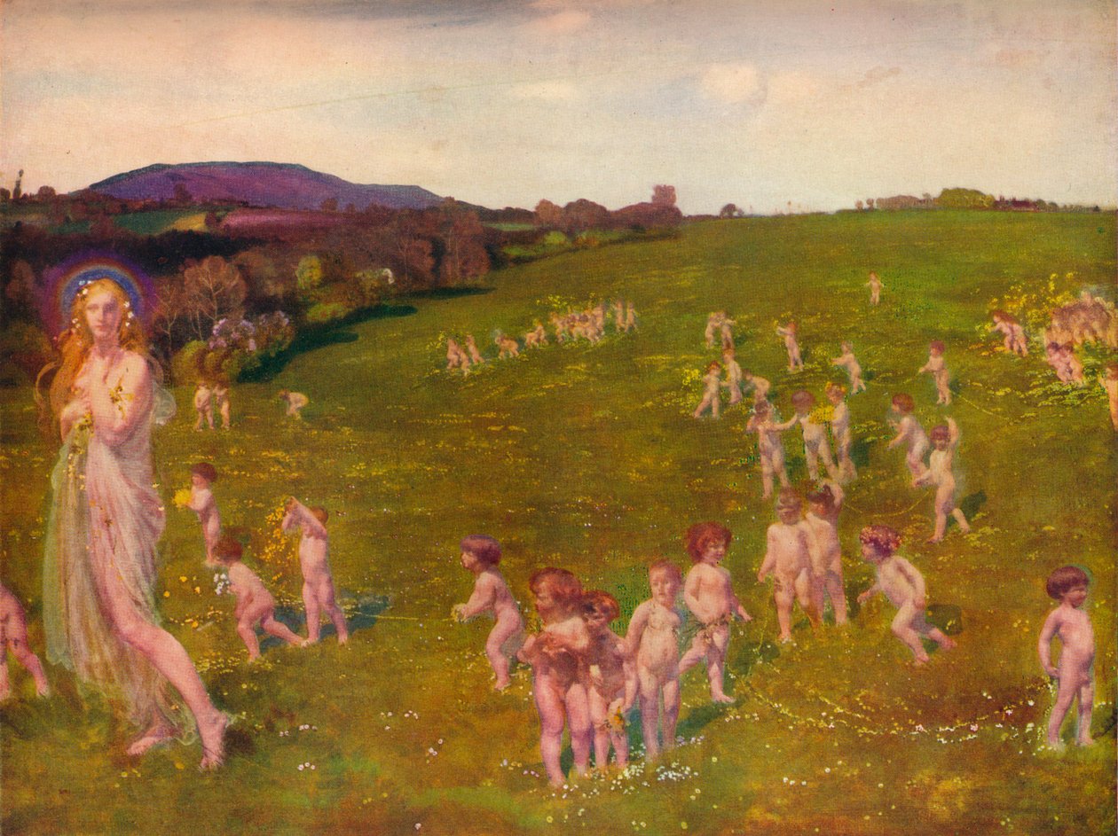 द कमिंग ऑफ स्प्रिंग, 1913 द्वारा चार्ल्स सिम्स