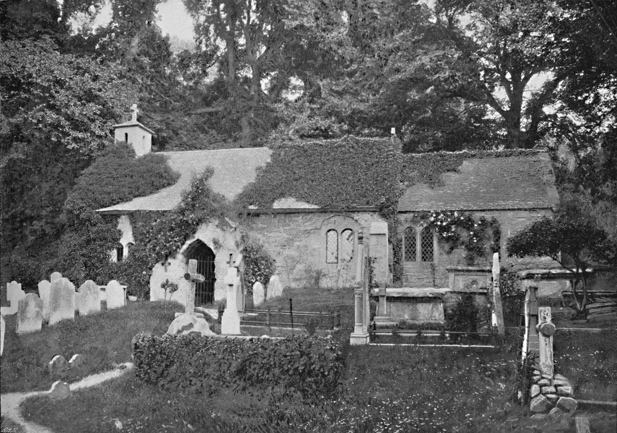 बोनचर्च, आइल ऑफ वाइट, सी 1896। द्वारा चेस्टर वॉन