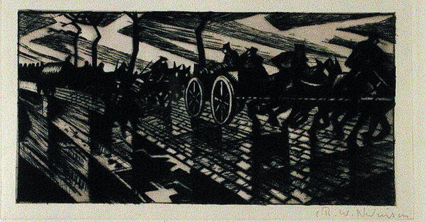 Ypres के लिए सड़क पर द्वारा क्रिस्टोफर रिचर्ड विने नेविन्सन