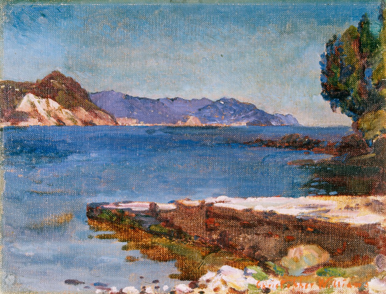 'द लिगुरियन कोस्ट फ्रॉम रैपलो', 1893-1934' द्वारा क्रिस्टोफर विलियम्स