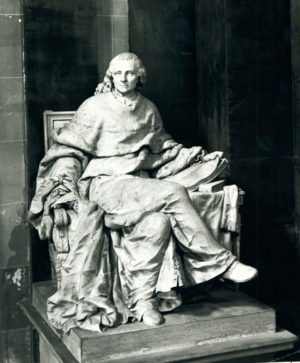 चार्ल्स डी सेकंडैट (1689-1755) बैरन ऑफ मोंटेसक्यू, 1779 (मार्बल) द्वारा क्लाउड माइकल क्लोडियन