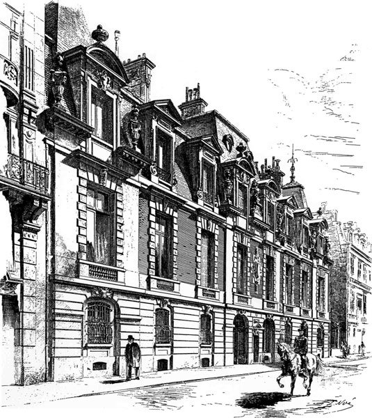64 RUE DE LISBONNE मुखौटा - 1878 - अर्नेस्ट और ऐलिस हॉर्शेड का घर द्वारा क्लाउड मोनेट