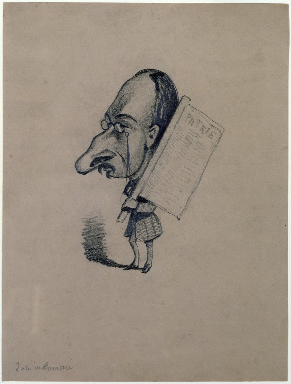जूल्स डे प्रेमाराय (1819-68) नाडर द्वारा एक तस्वीर से, c.1858 द्वारा क्लाउड मोनेट