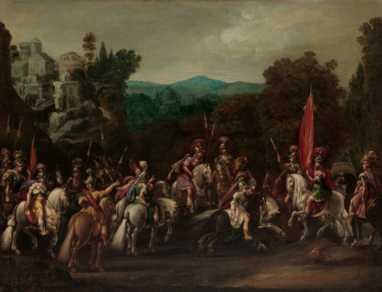 Amazons की दूरी, 1620s। द्वारा क्लाउड डेरुएट