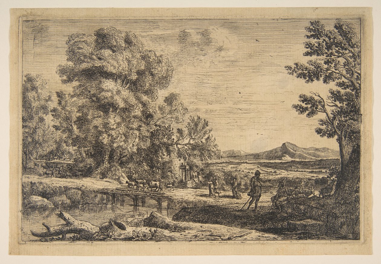 रेबेका और एलिएजर, सीए। 1638-1641। द्वारा क्लाउड लोरेन