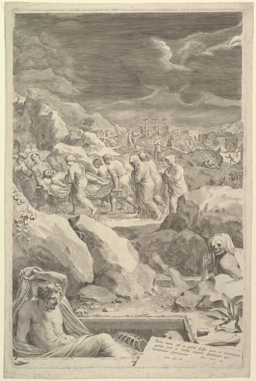 ईसा मसीह का दफन जुलूस, 1678। द्वारा क्लॉड मेलन