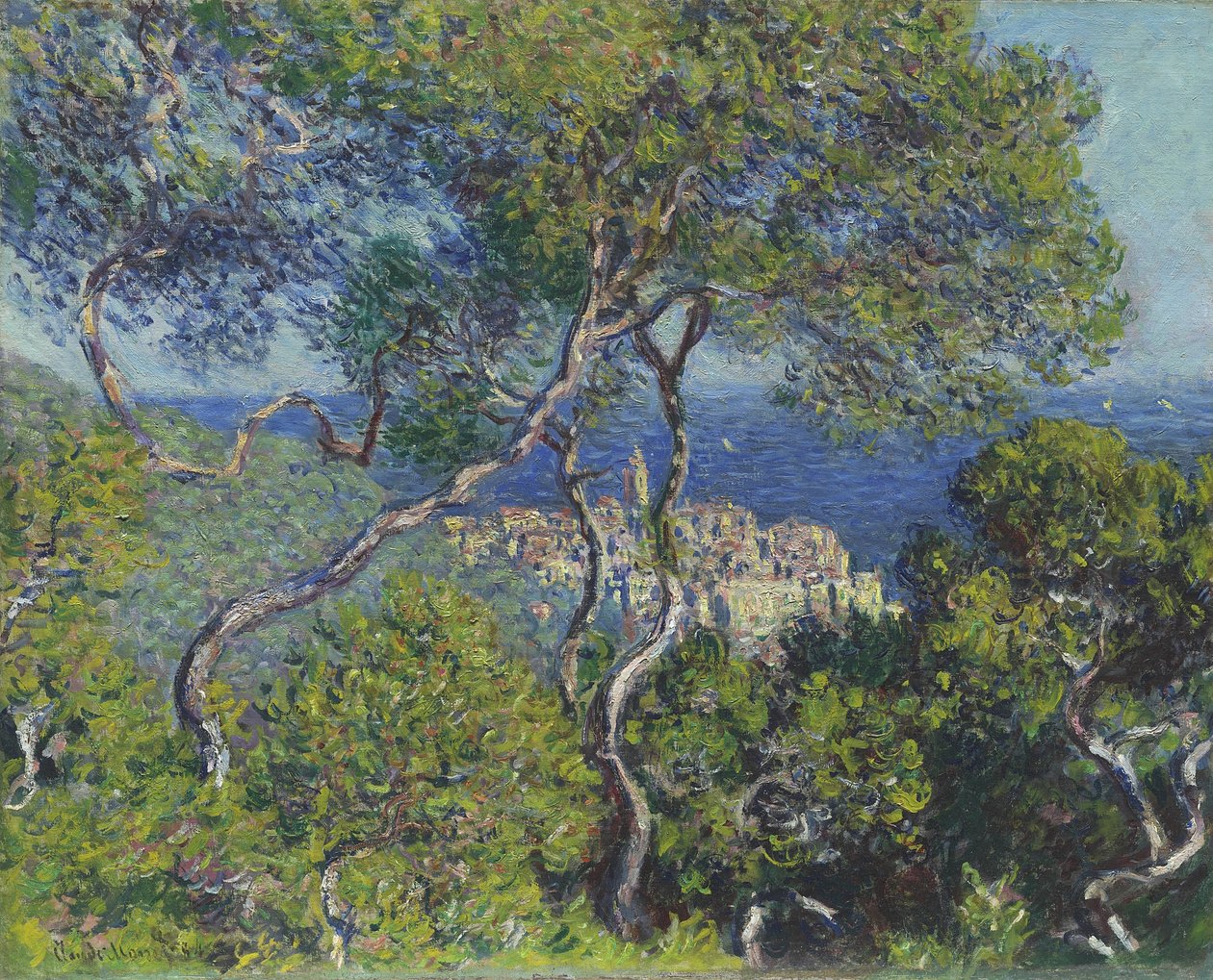 बोर्डिहेरा, 1884 द्वारा क्लाउड मोनेट