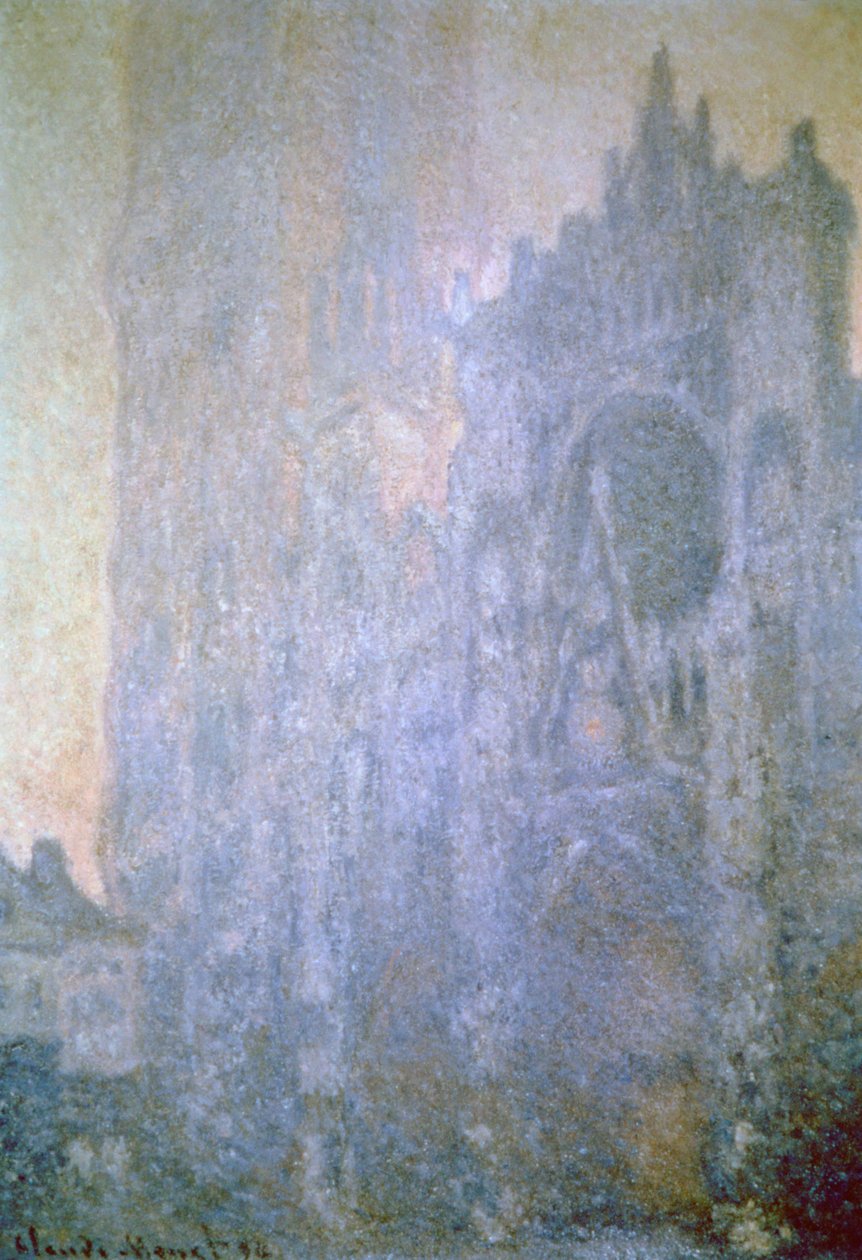 रूएन कैथेड्रल, अर्ली मॉर्निंग लाइट, 1894 द्वारा क्लाउड मोनेट