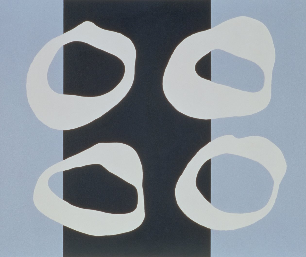 ब्लू ग्राउंड IV, 1998 (कैनवास पर एक्रिलिक) द्वारा कॉलिन बूथ