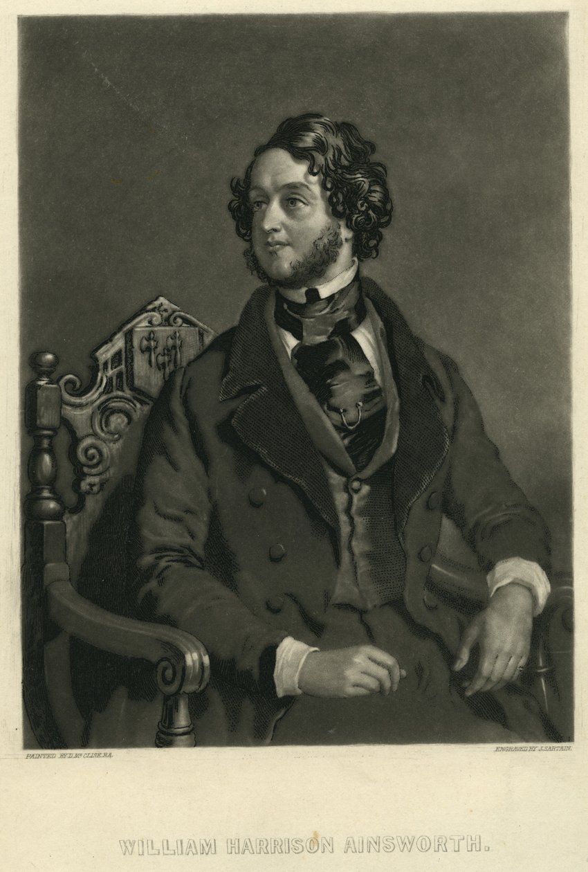 विलियम हैरिसन आइन्सवर्थ, c.1841 (मेजोटिन्ट) द्वारा D मैकक्लिज़