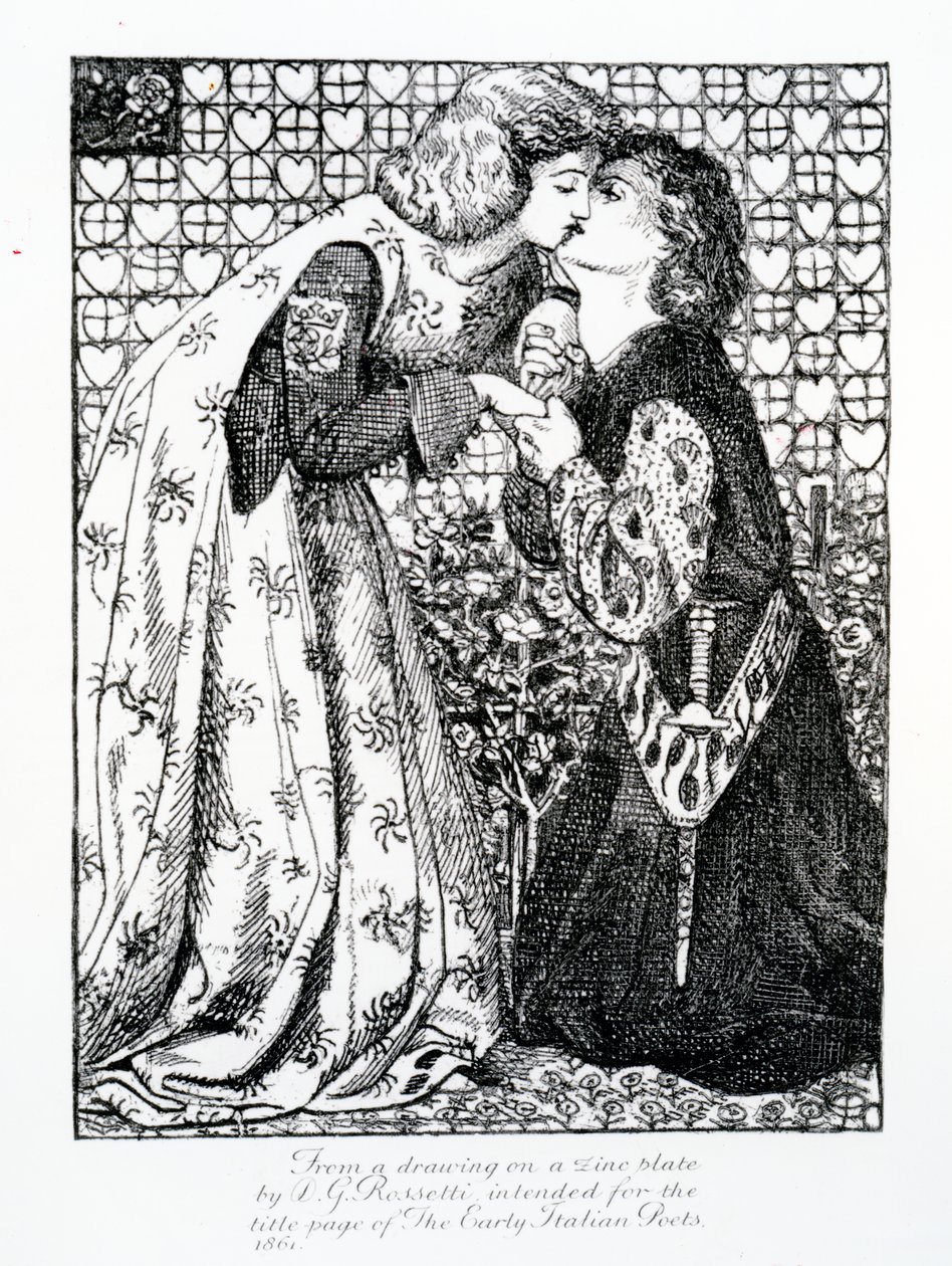 टाइटलपेज का उद्देश्य &39;द अर्ली इटालियन पोएट्स&39;, 1861 था द्वारा डांटे गेब्रियल चार्ल्स रोसेटी