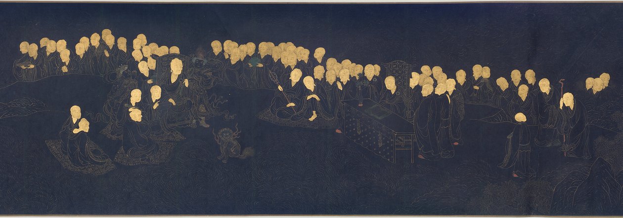 पांच सौ लुहान, मिंग राजवंश, 1427। द्वारा दाओहोंग
