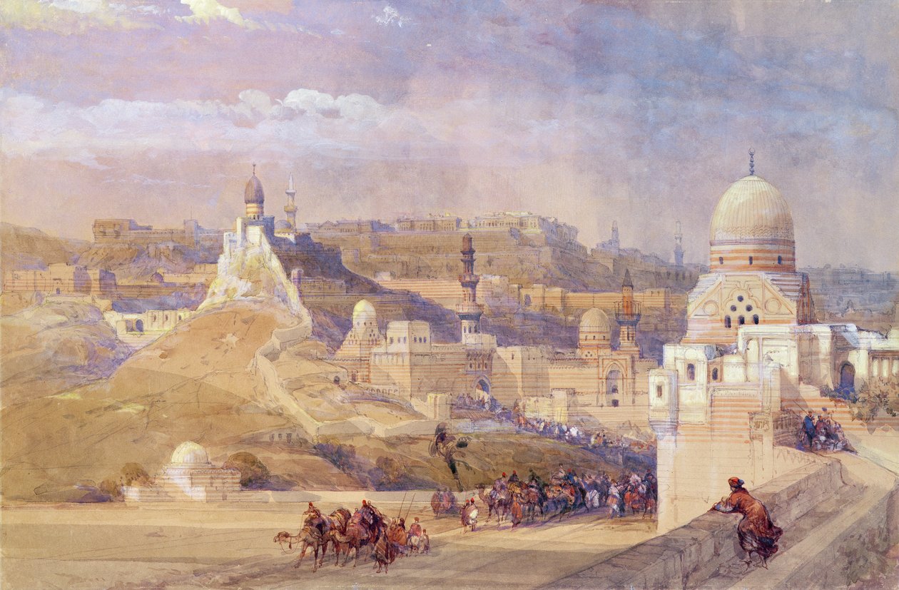काहिरा का गढ़, मेहमत अली का निवास, 1842-49 द्वारा डेविड रॉबर्ट्स