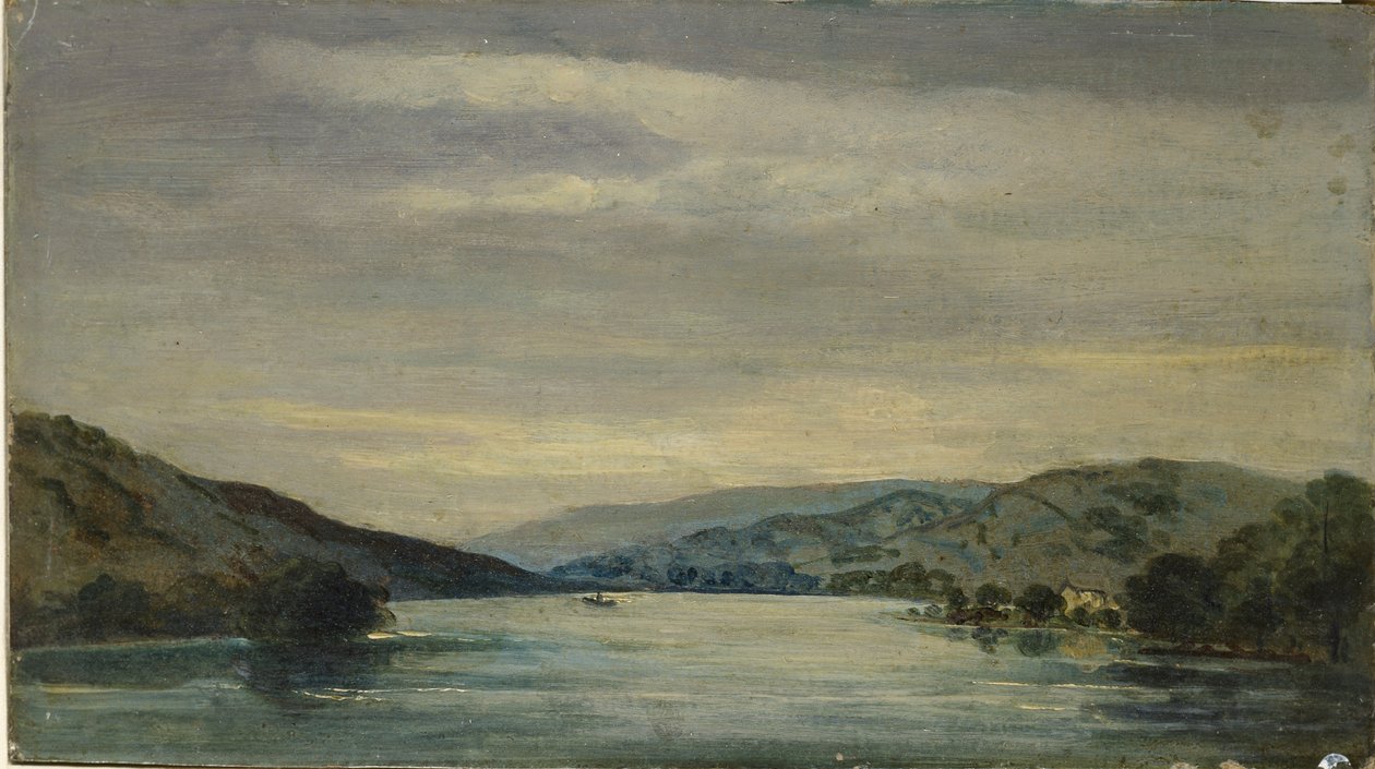 कॉनिस्टन वाटर, 1838 द्वारा डेविड चार्ल्स पढ़ें