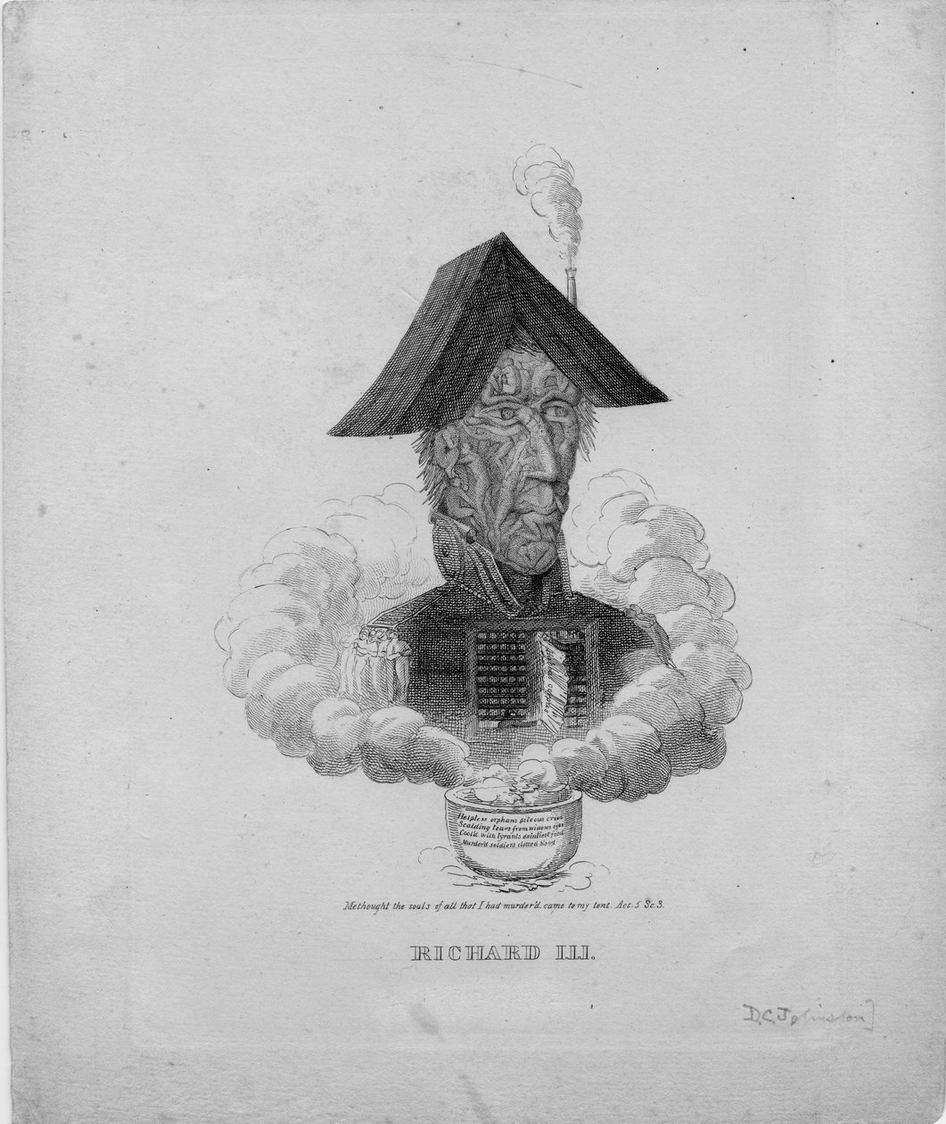 रिचर्ड III, c.1828 द्वारा डेविड क्लेपोले जॉनसन