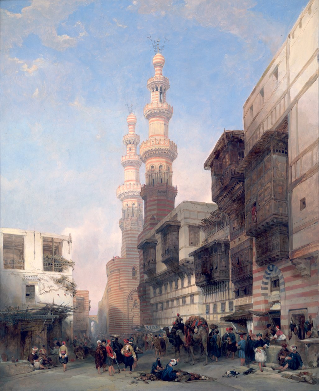 गेट ऑफ़ मेटावेला, 1843 द्वारा डेविड रॉबर्ट्स