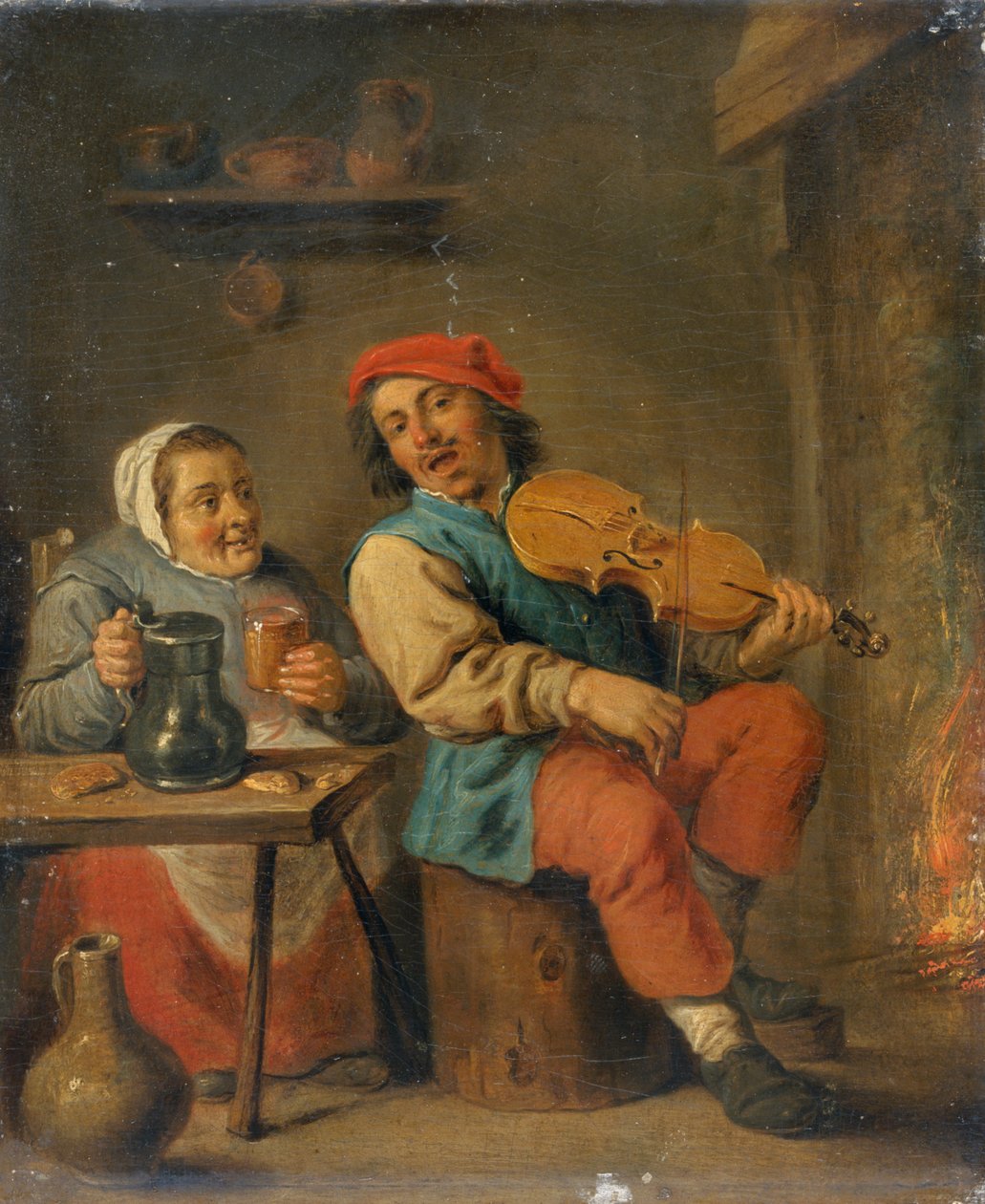 'द फिडलर', 1630-1690 द्वारा डेविड टेनियर्स II