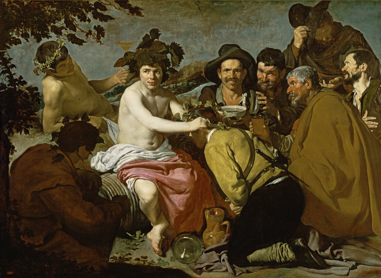 Bacchus की विजय, 1628 द्वारा डिएगो वेलाज़क्वेज़