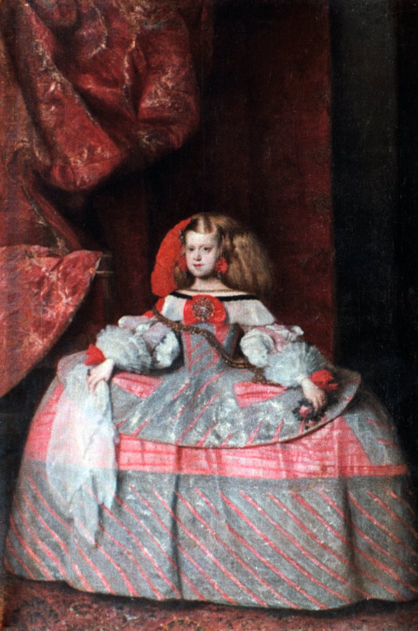 ऑस्ट्रिया के इन्फैंट डॉन मार्गारीटा, c1660। द्वारा डिएगो वेलाज़क्वेज़