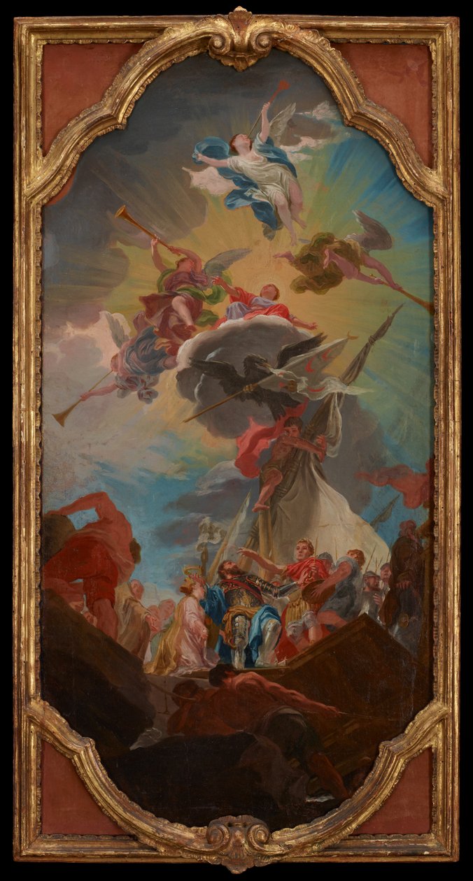एंड्रिया डोरिया का गौरव, c.1750-68 द्वारा डोमिनिको कोरवी