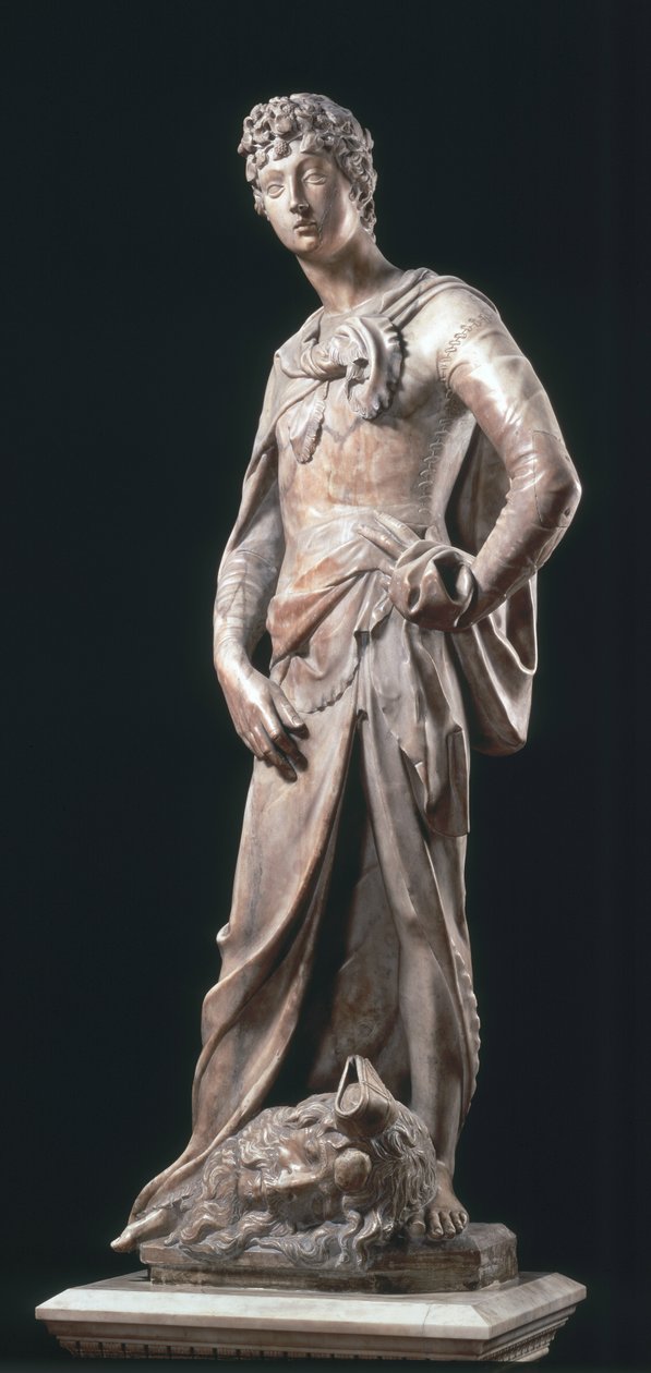 डेविड, c.1408-11 (संगमरमर) द्वारा Donatello