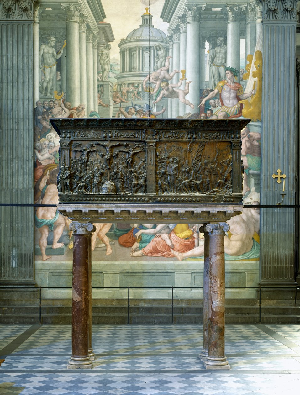 वाम लुगदी, सैन लोरेंजो की बेसिलिका, फ्लोरेंस, 1460 (कांस्य) द्वारा Donatello