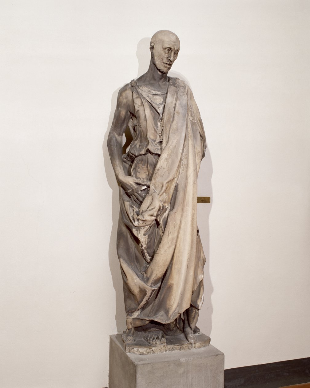पैगंबर हबक्कूक (लो जुकोन), c.1423-36 (संगमरमर) द्वारा Donatello