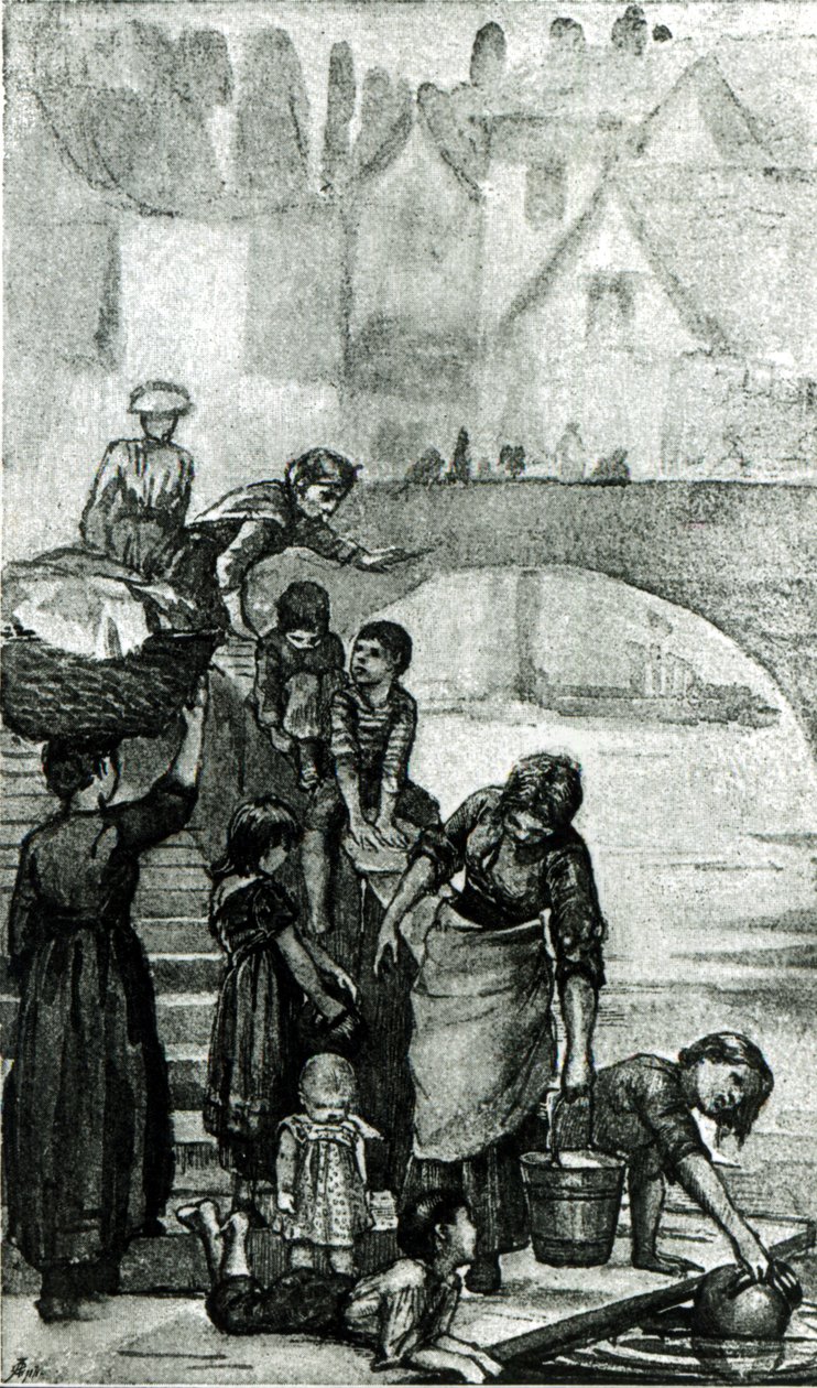 डोरोथी टेनेंट द्वारा &39;लंदन स्ट्रीट अरब&39; से नदी से पानी लाना, 1890 द्वारा डोरोथी स्टेनली