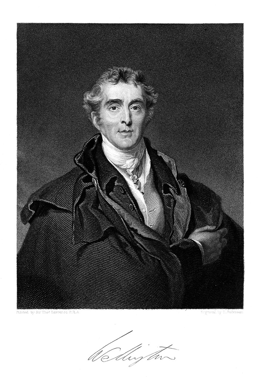 ड्यूक ऑफ वेलिंगटन, 1769-1852, 19वीं शताब्दी। द्वारा ड्यूक ऑफ वेलिंगटन