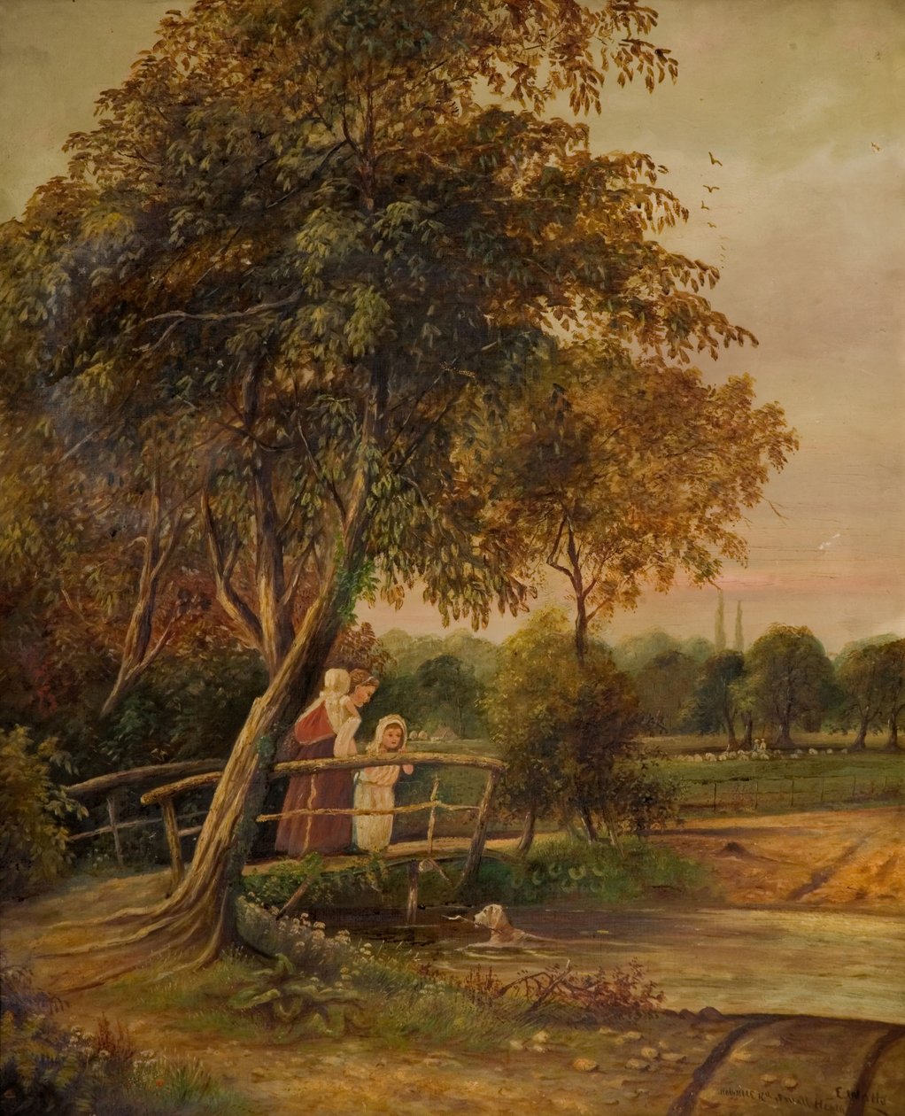 हॉबमोर रोड फोर्ड, 1860-1900। द्वारा ई वाट्स