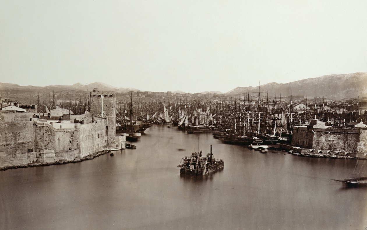 मार्सिले का बंदरगाह, c.1859 द्वारा एडौर्ड डेनिस बाल्डस