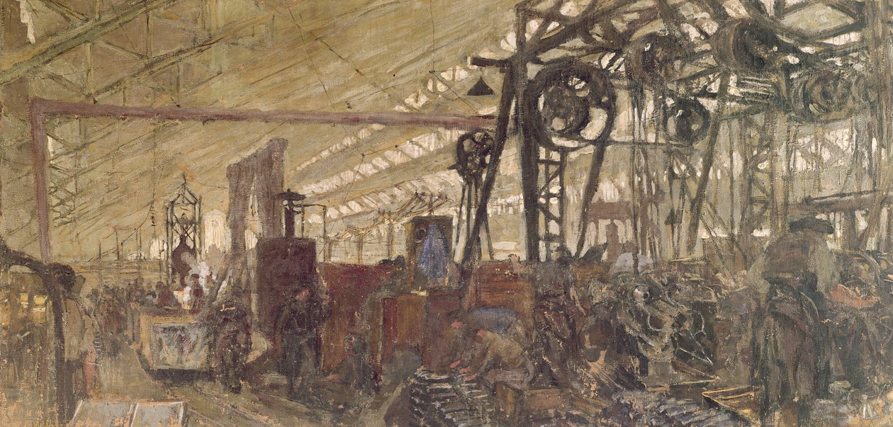 1916-17 (कैनवास पर तापमान) द्वारा एडोर्ड वुइलार्ड