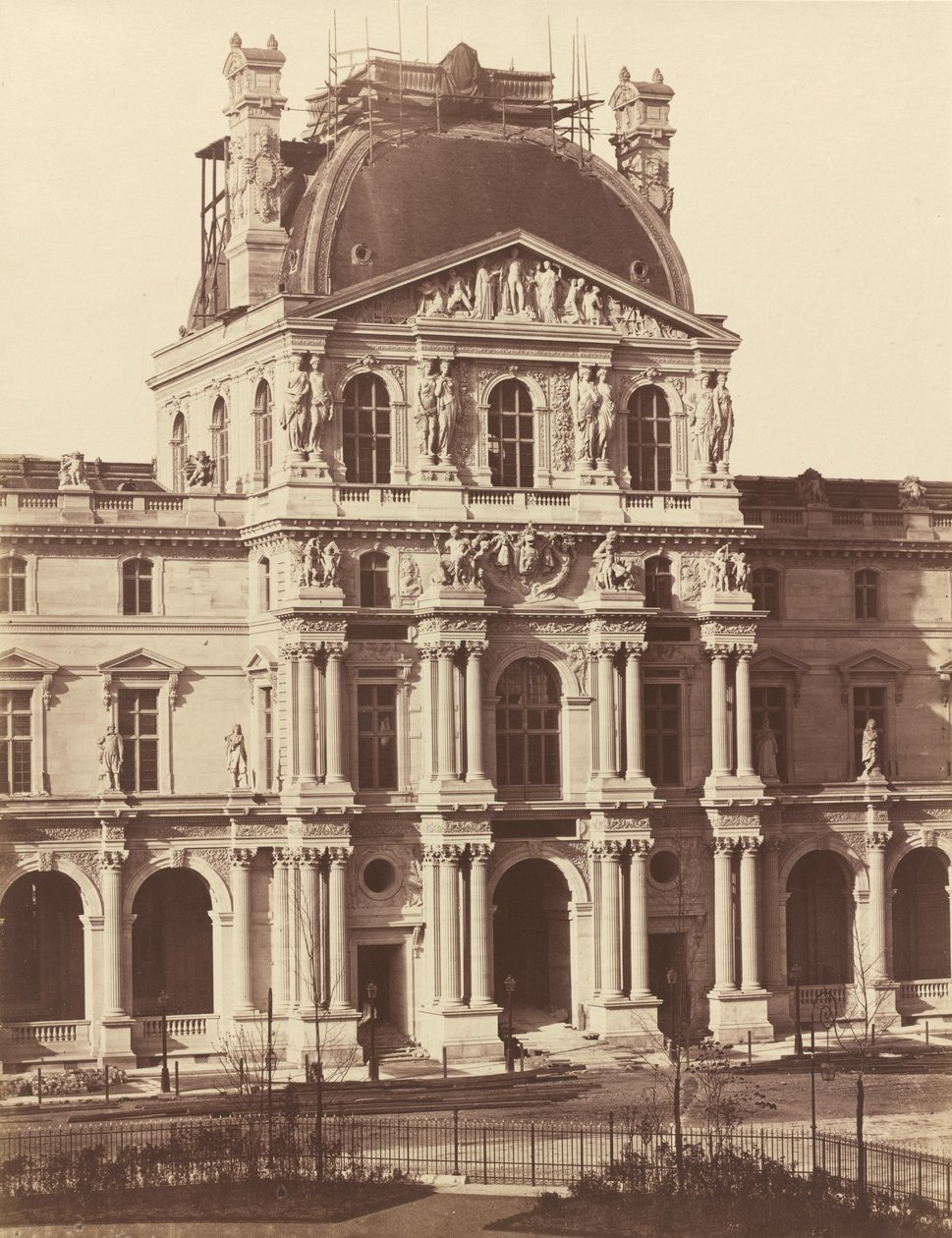 लौवर का दृश्य, 1855-1857। द्वारा एडवर्ड बाल्डस