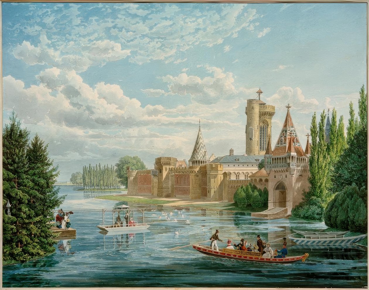 फ्रेंजेन्सबर्ग (सम्राट फ्रांज I के तहत 1801-1836 में निर्मित) द्वारा एडुआर्ड गुरक