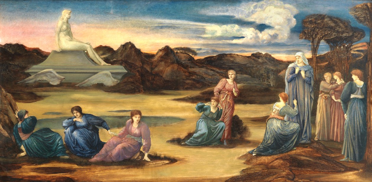 शुक्र का मार्ग, c.1875 द्वारा एडवर्ड बर्न जोन्स