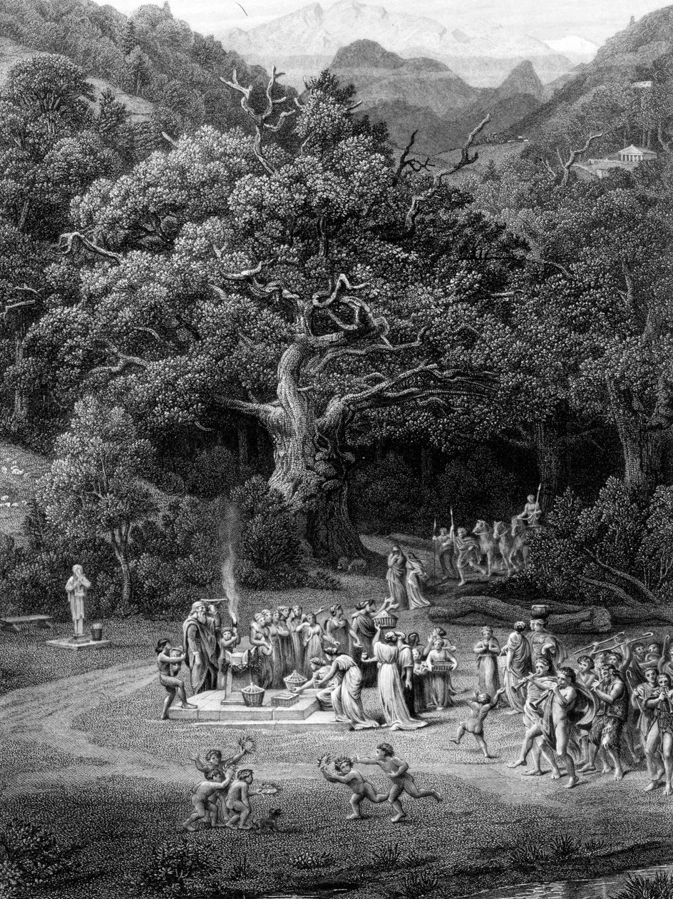 जॉन किट्स की कविता &39;एंडीमियन&39; का चित्रण, एफ। जौबर्ट, 1872 द्वारा उकेरा गया द्वारा एडवर्ड जॉन पोयंटर