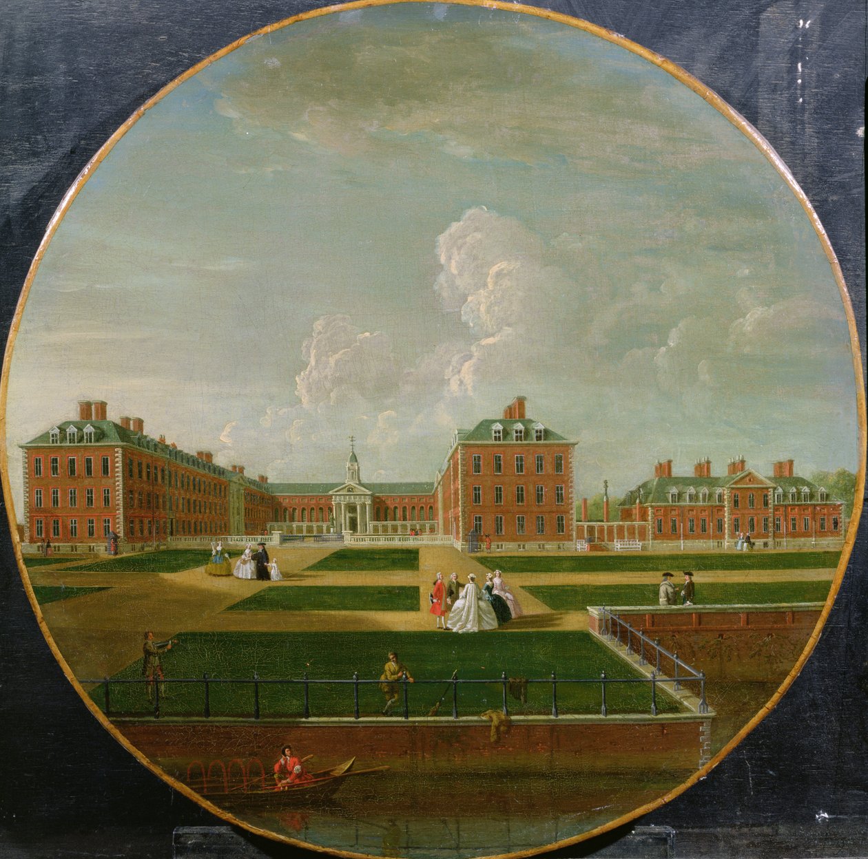 चेल्सी अस्पताल, c.1746 द्वारा एडवर्ड हैटली