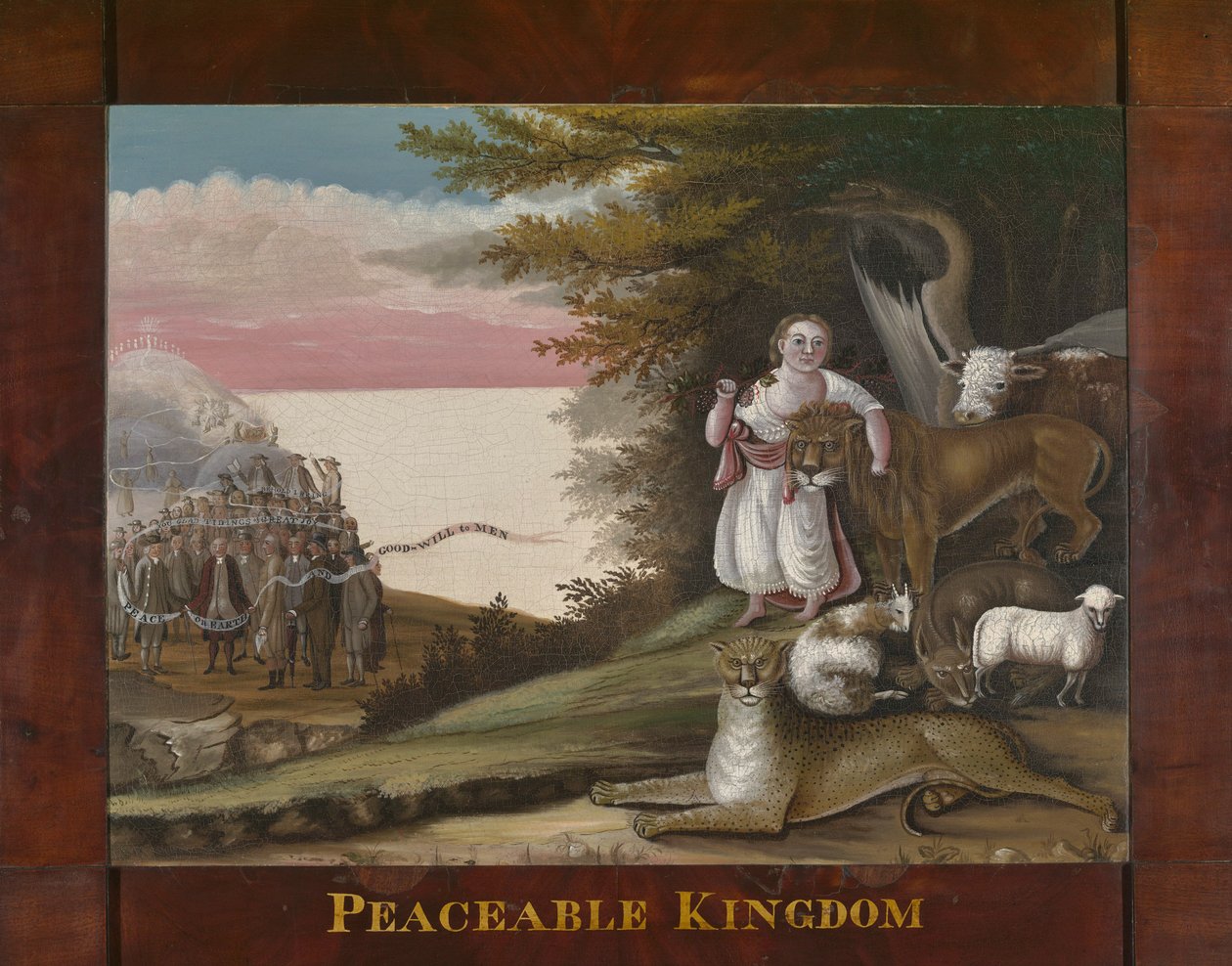 द शेएबल किंगडम, 1829-30 द्वारा एडवर्ड हिक्स