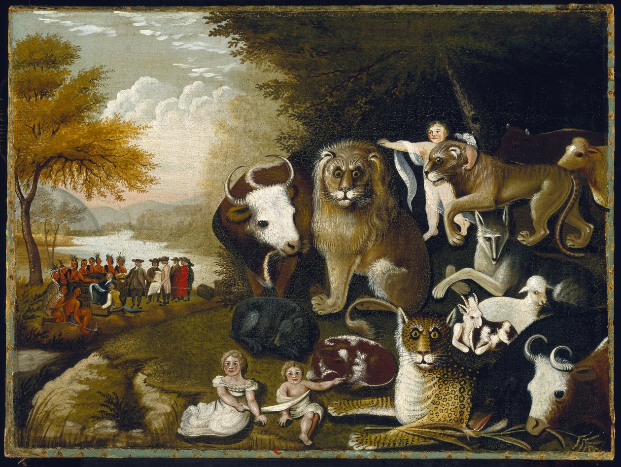 द शेएबल किंगडम, c.1833-34 द्वारा एडवर्ड हिक्स