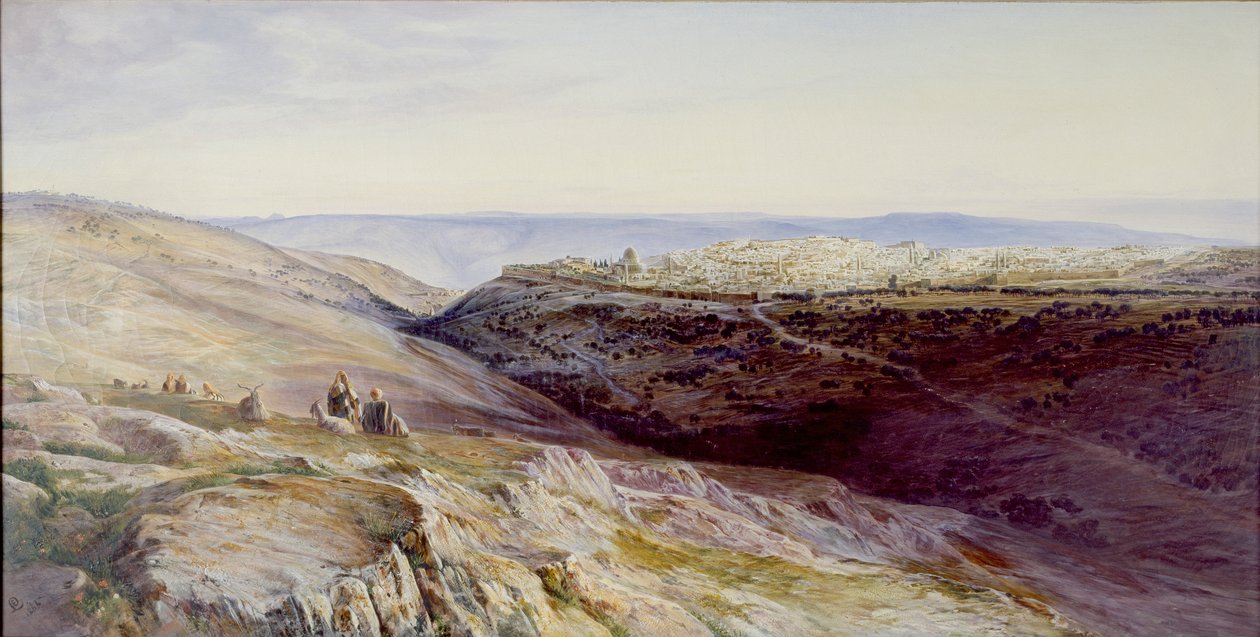 जेरूसलम, 1865 द्वारा एडवर्ड लीयर