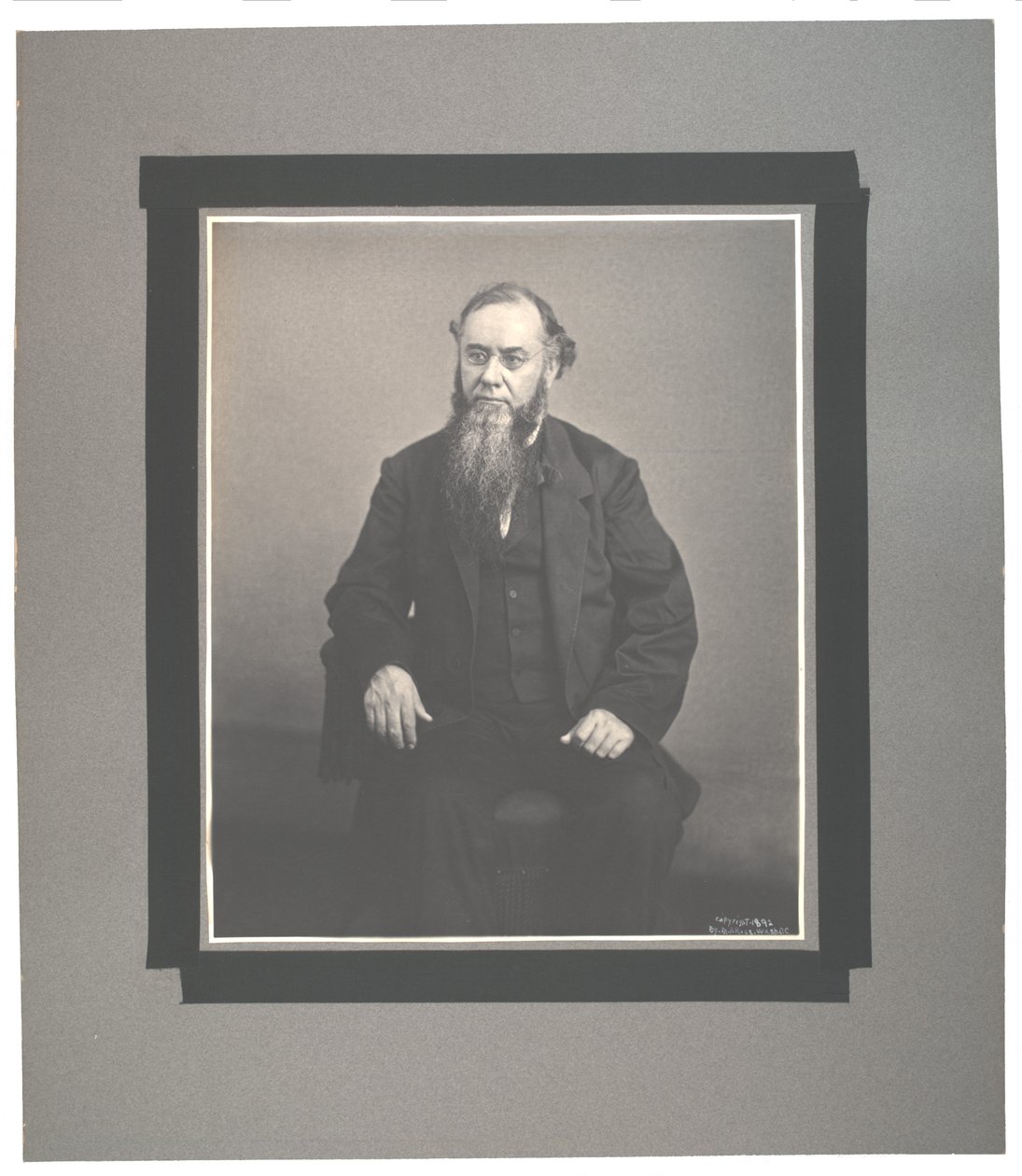 एडविन एम। स्टैंटन की शाही प्लैटिनम तस्वीर, 1865, एमपी राइस द्वारा मुद्रित, c.1892 (सीपिया फोटो) द्वारा एडविन मैकमास्टर्स स्टैंटन