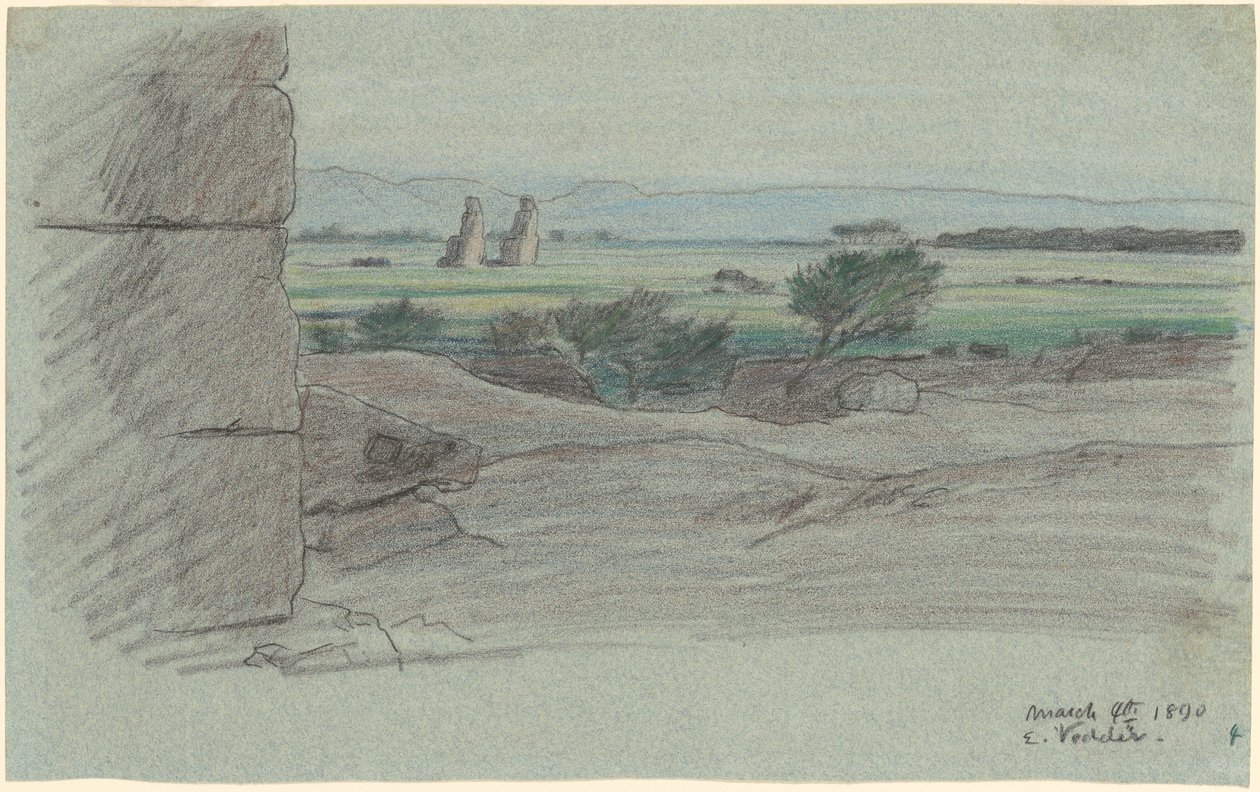 नील यात्रा, संख्या 15, 1890। द्वारा एलीहु वेडर