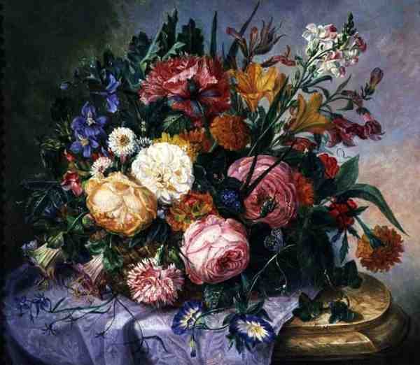Peonies के साथ स्टिल लाइफ द्वारा एलोइस हैरियट स्टैनर्ड