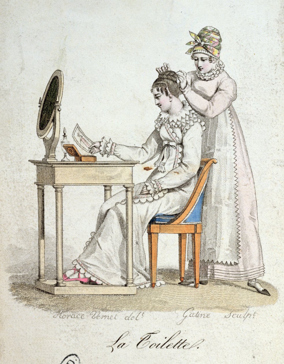 ड्रेसिंग टेबल, c.1816 द्वारा एमिल जीन होरेस वर्नेट