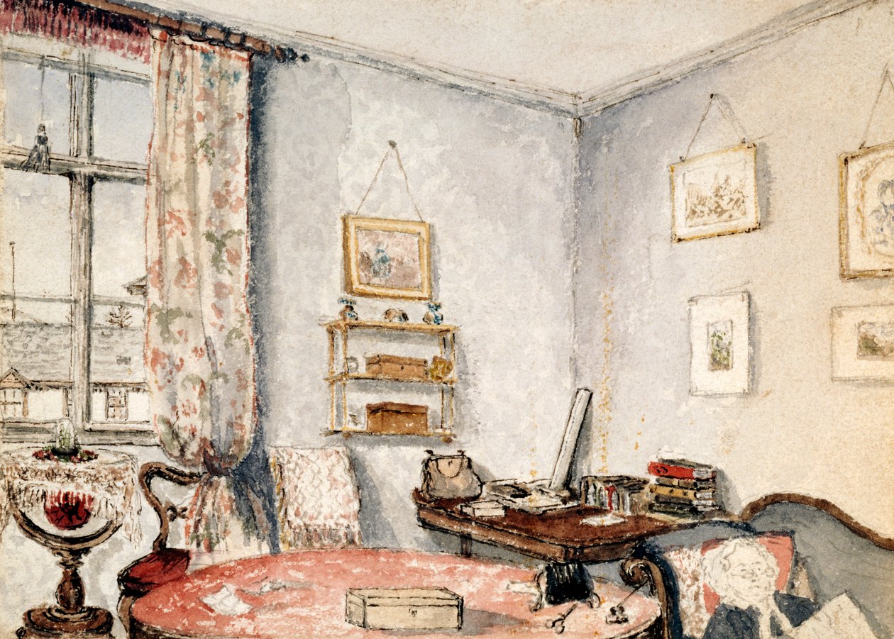 WindermereAnnie स्कॉट - गैडरिंगल - EK, c.1850 (कागज पर wc) द्वारा एम्मा बच्चे