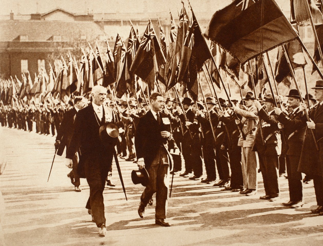 ब्रिटिश एजियन के साथ किंग एडवर्ड, 1914-1918 द्वारा अंग्रेजी फोटोग्राफर