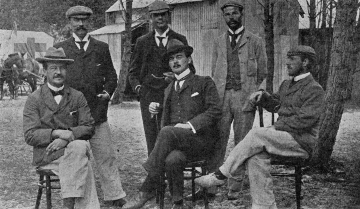 केप टाउन में प्लेग से लड़ने वाले पुरुष, द किंग, 25 मई 1901 से चित्रण द्वारा अंग्रेजी फोटोग्राफर
